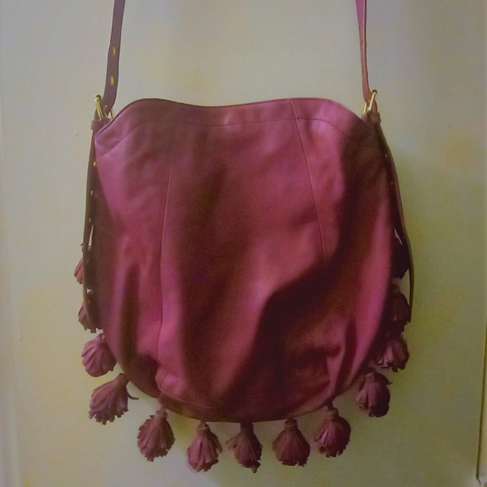 Cynthia Rowley Kassia Genuine Leather Hobo  Bag